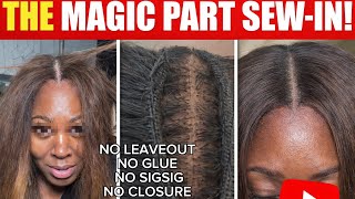 MAGIC PART TECHNIQUE EXPLAINED IN DETAILS BY @dacialulu on TIKTOK | no leave out Sewin technique