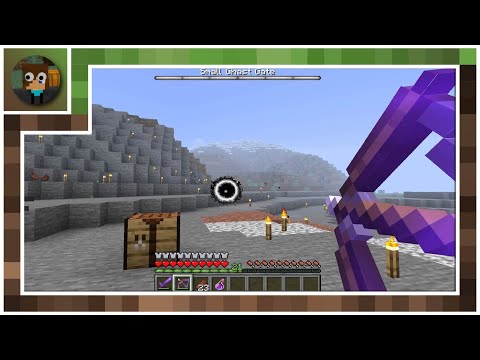 I Open Portals Into Other Dimensions To Farm Good Stuff (MOD) - Minecraft