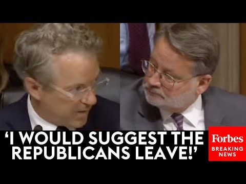 Rand Paul Threatens Gary Peters With Walkout, Causing Sinema To Call To 'Lower The Temperature'