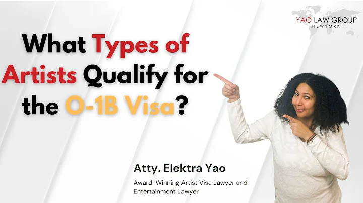 What Type of Artist Qualify for the O-1B Visa ? #shorts