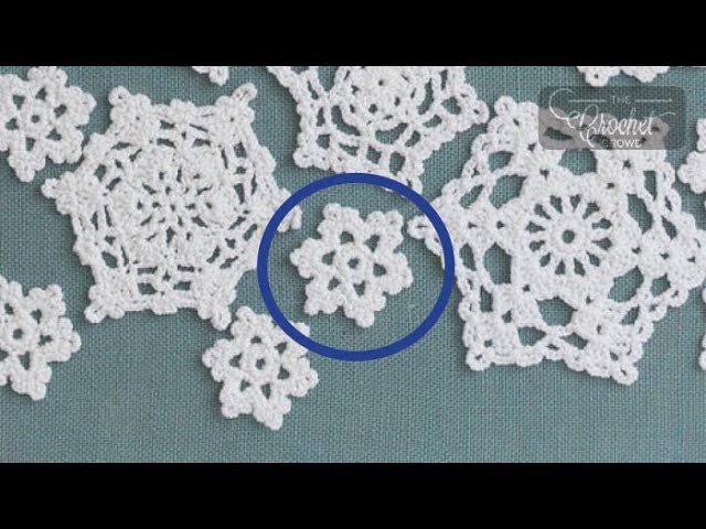 How to Crochet a Snowflake - Version 2 
