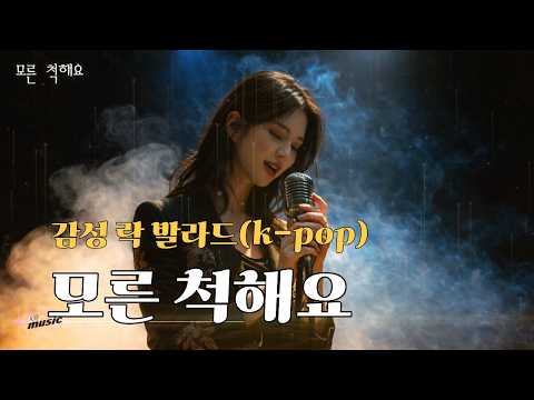 가슴 울리는 사랑, 끝나지 않은 사랑 노래 - 감성 락 발라드 - "모른 척해요" 한 번 들어보세요~ ^^;;  | 가요 | kpop | 발라드 | 음악 | sunoai |