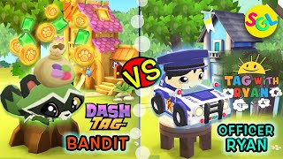 Bandit (Dash Tag) VS Police Officer Ryan (Tag with Ryan) | iPad iPhone Race Game App SGL Gameplay