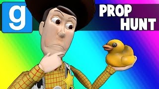 Gmod Prop Hunt Funny Moments - Rubber Duckies & Bullet Ploof Grass! (Garry's Mod)