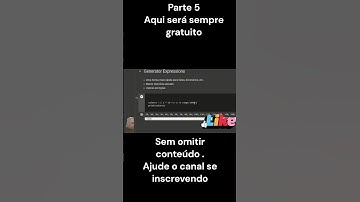 Python | Generator Expressions aula 5 #python #programação #programacao #dev #software
