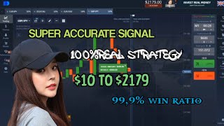 super accurate signal - $10 to $2179 - win ratio 99,9% | best binary option strategy 2021