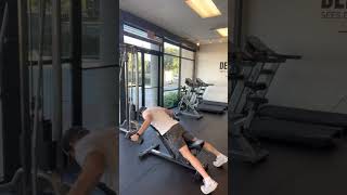 Chest Supported Dumbbell Reverse Fly (quick demonstration)