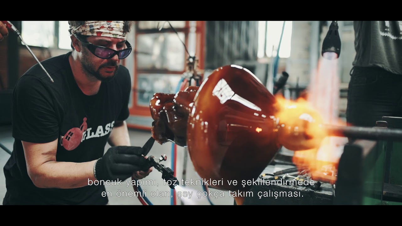 Grant Garmezy at the Glass Furnace in Turkey