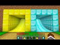 Where do lead SECRET TUNNELS in Minecraft ? GOLD TUNNEL vs DIAMOND TUNNEL ? BETTER STAIRS