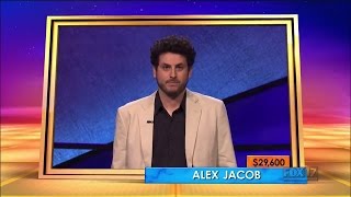 Alex Jacob on Jeopardy! - Daily Double Wagering (
