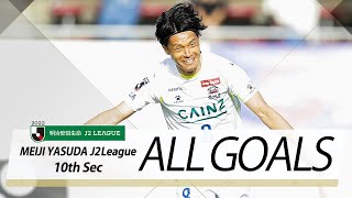 Ｊ２第10節の全ゴールまとめ！ALL GOALS：明治安田生命Ｊ２第10節