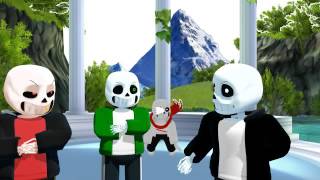 UnderHell Sans almost gets the gang killed by Error!