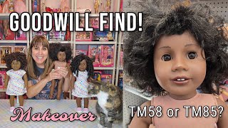American Girl at Goodwill- Is She TM58 or TM85? Makeover/ Which New Wig?