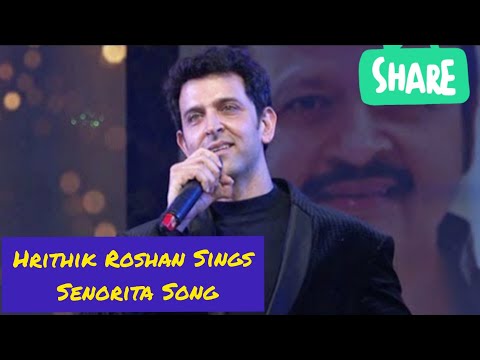 Hrithik Roshan Sings Senorita Song For His Fans Bollywood Actors Singer Multitalented Actor