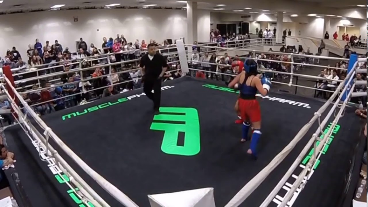 Yorlenie Espino's kickboxing match