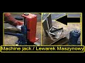 Machine  lift  ( metal scrap) low hydraulic jack DIY - transport of machines