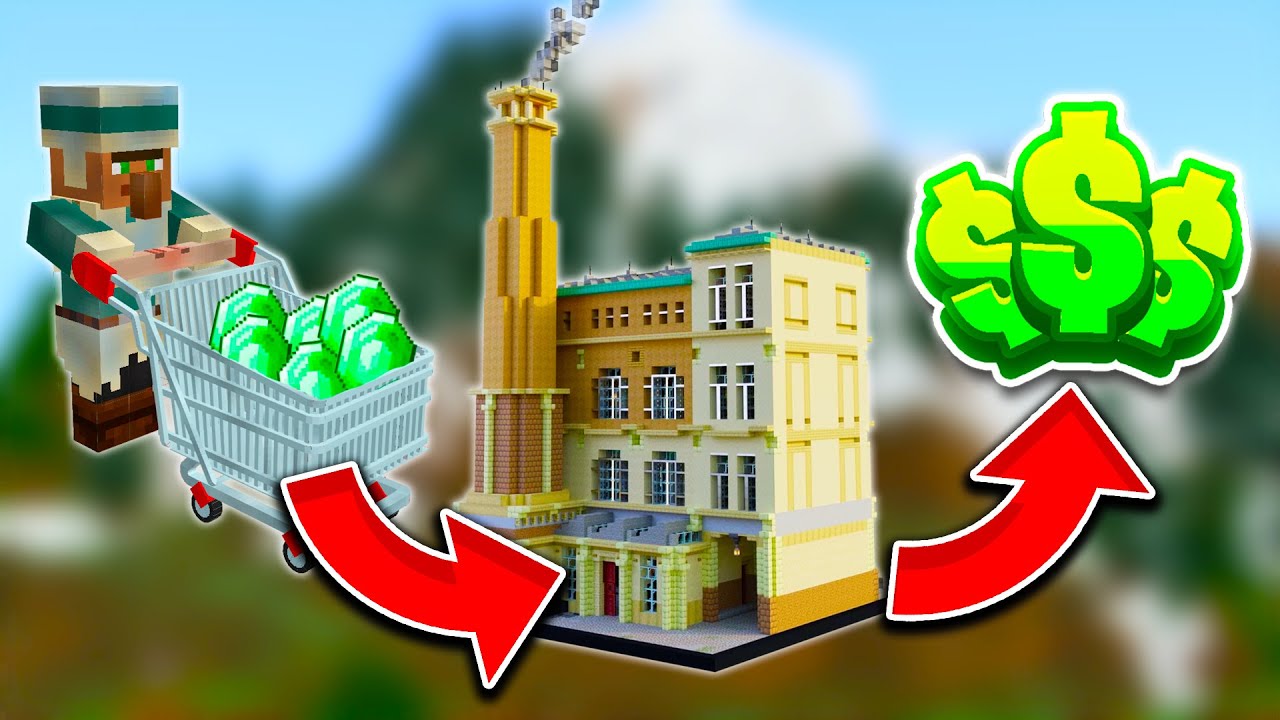 Minecraft Fara Bani Am Facut o FABRICA de BANI pe Minecraft Multiplayer! - YouTube