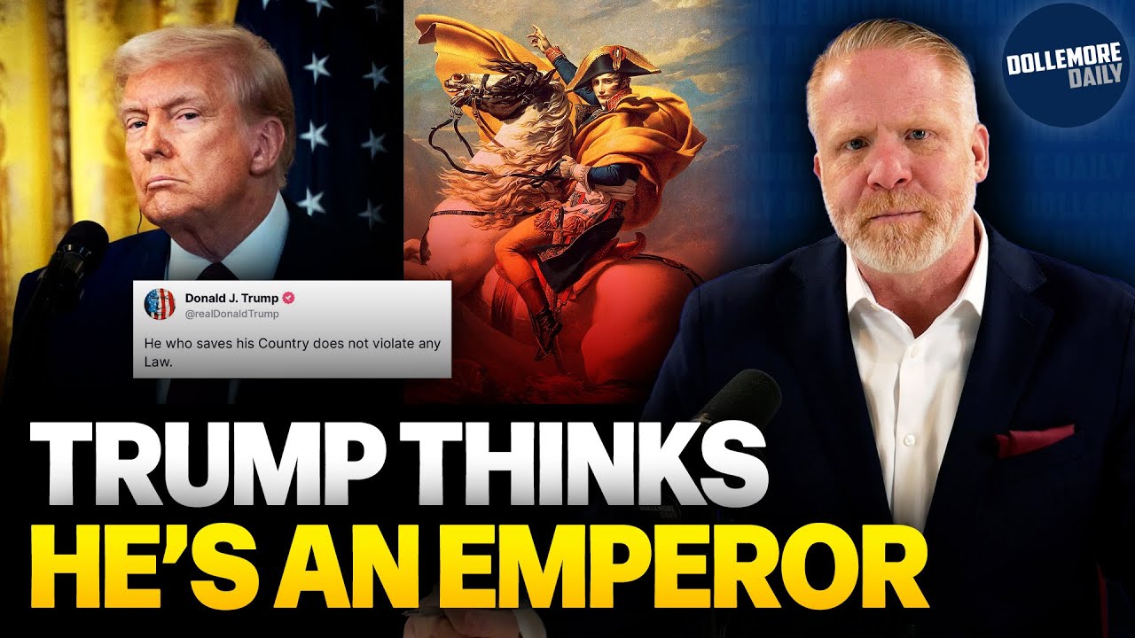 Trump Tweets He's Above the Law w/ OMINOUS NAPOLEON QUOTE!!!