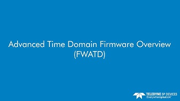 Advanced Time Domain Firmware (FWATD)