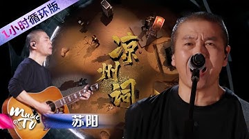《凉州词》用西北民歌唱出来太壮观了！跟着歌手苏阳领略千年前的黄河之美（一小时循环版）| 中国音乐电视 Music TV
