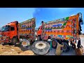 The repairing of mechanic is mind blowing truck tire is exploded due bad road | Repair truck tire