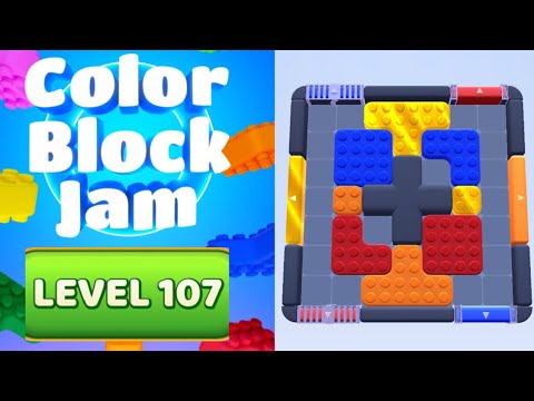 Color Block Jam Level 107 Solution Walkthrough