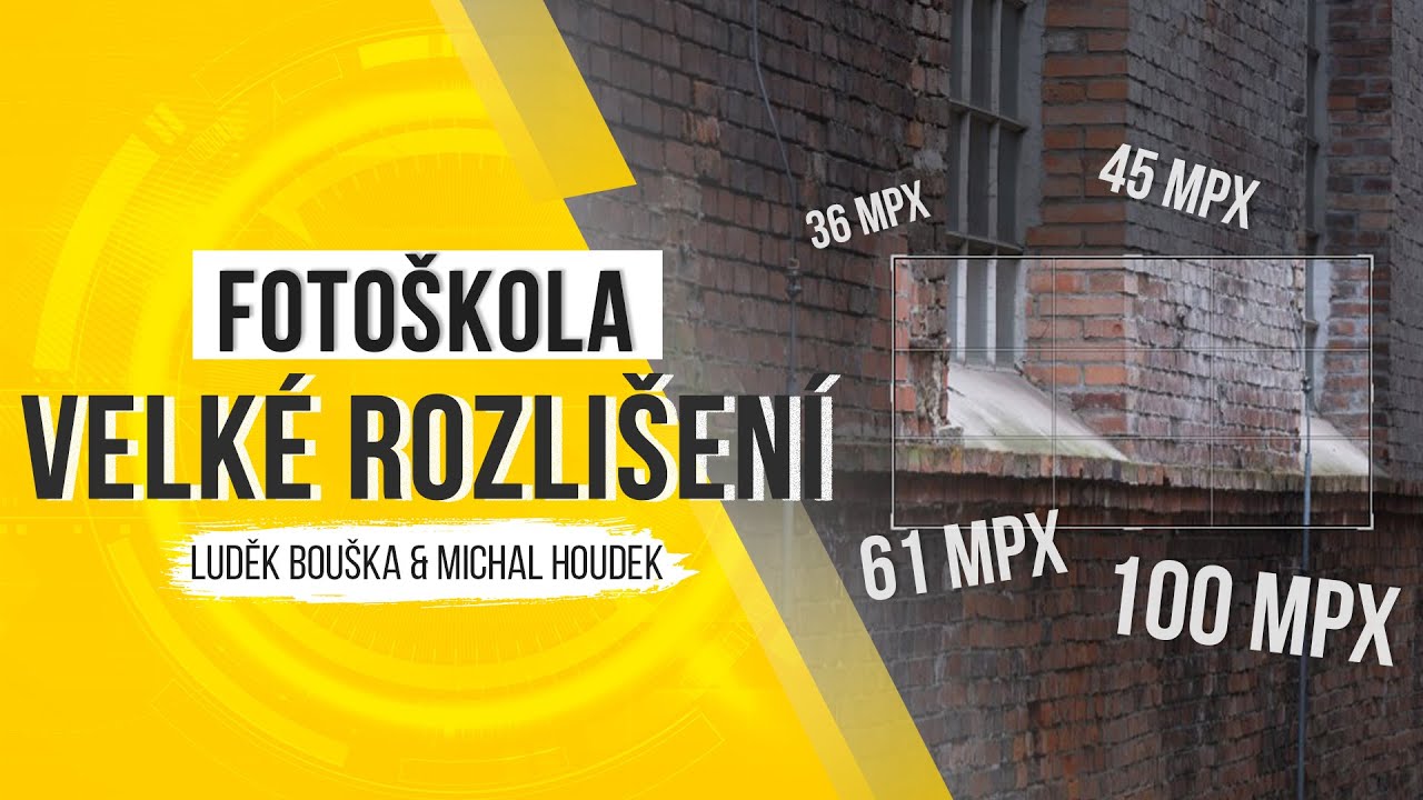 Fotoškola - vysoké rozlišení snímače