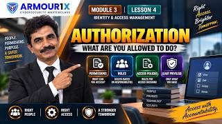 Full Authentication vs Authorization | Understanding Access Control | M3-L4 | Armour1X TV News