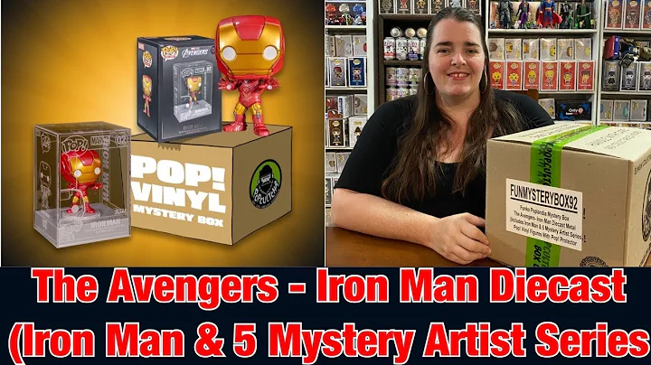 Popcultcha FUNKO Poplandia Mystery Box The Avengers - Iron Man Diecast Metal & 5 Mystery Artist Pops