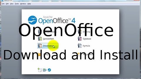 Free Microsoft Office Alternative - OpenOffice - Download and Install