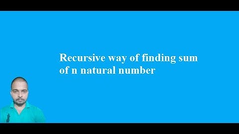 Program to find sum n natural number using Recursion in java Lec-01| Recursion Tutorial