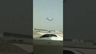 #aviation Flydubai landing at #dxb #planespotting #automobile #travel #like #views #flydubai #viral