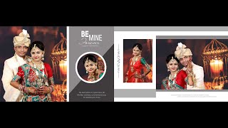 How to create wedding album Digital Print templates in photoshop || 12X36 || || Free Download Link|| screenshot 5