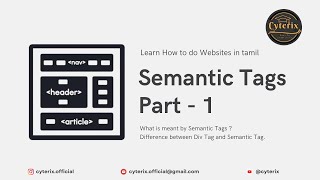 HTML Semantic Tags Part - 1