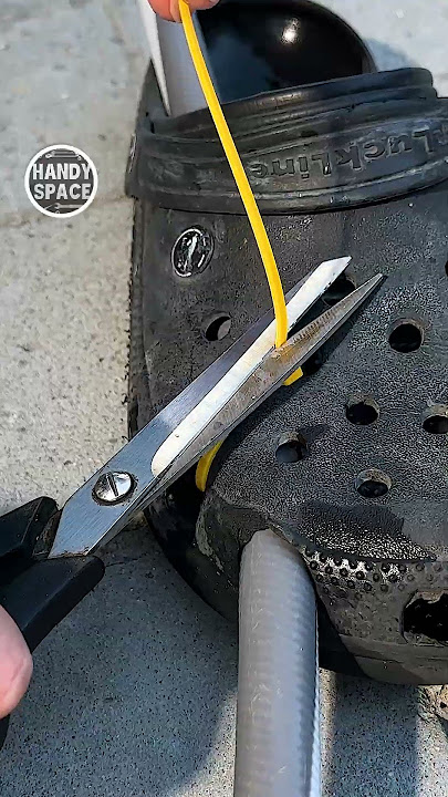 Clean Your Yard Pavement Easily! Slipper and Hose Trick #cleaning