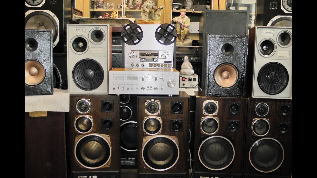 Кто кого Вега 25ас-109 против 10мас и усилитель Yamaha - YouTube