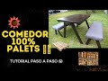 ⭕Comedor Tapizado 100% 😱 de Palets (tarimas o estibas) TUTORIAL Paso a Paso❗kemono.o
