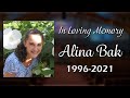 11- 03-2021 - 10:00am - Alina Bak - funeral service.