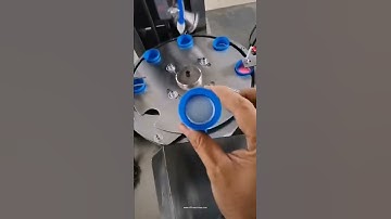 Bottle cap lining machine cap assembly machine with hot melt glue system