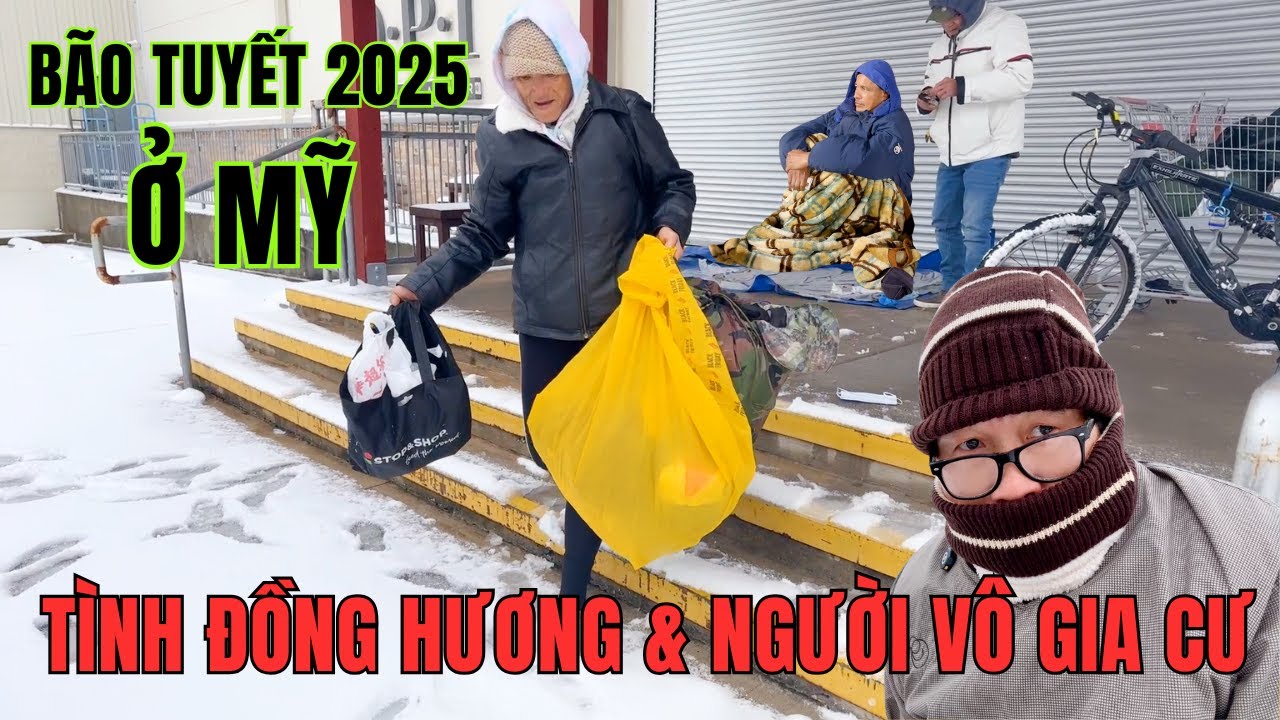 Tình Đồng Hương Người Việt Ở Mỹ Cho Người Vô Gia Cư Giữa Bão Tuyết