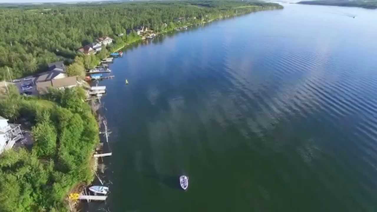 St.Brieux Lake Bird's Eye View of Its Beautiful Homes YouTube