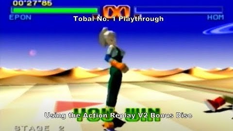 Tobal No. 1 Epon Playthrough using the Action Replay V2 Ps2 Bonus Disc for Ps1 :D #Playstation #Sony