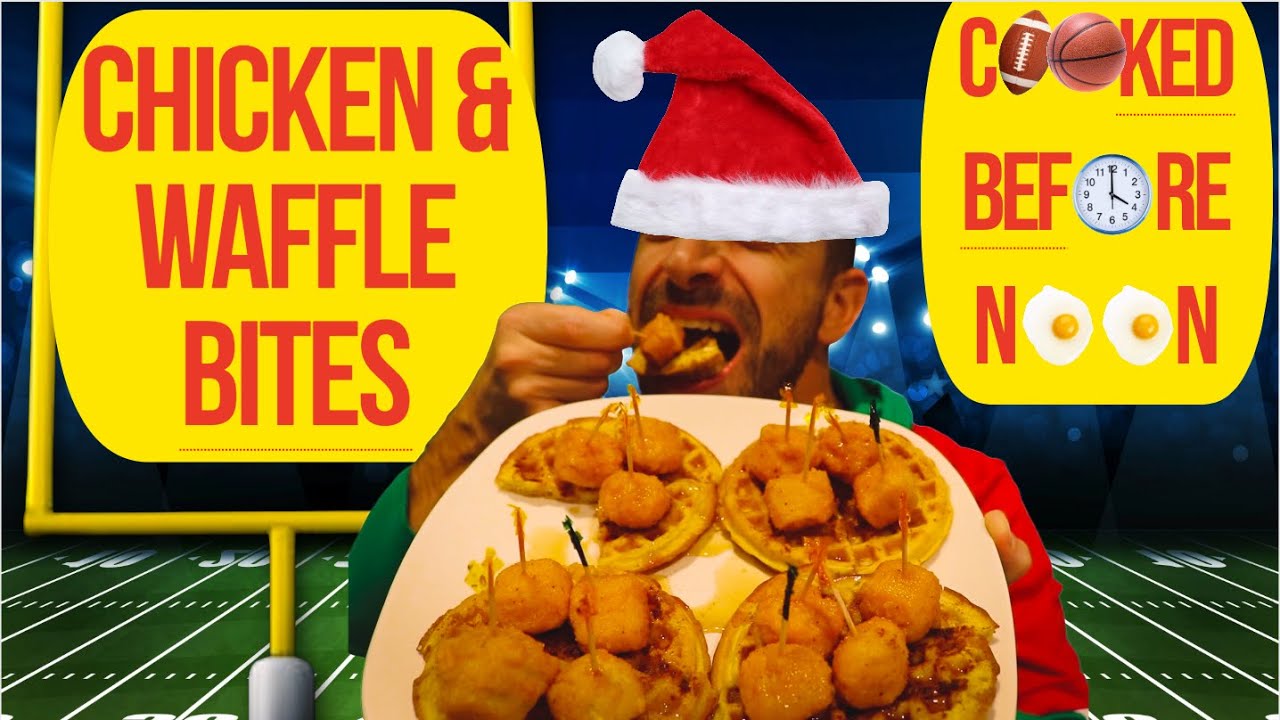 Mini Chicken & Waffle Bites | Cooked Before Noon Ep. 16