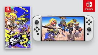 Splatoon 3 on Nintendo Switch OLED (Handheld)