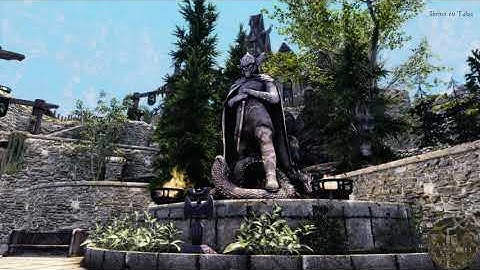 Whiterun 4K with parallax textures