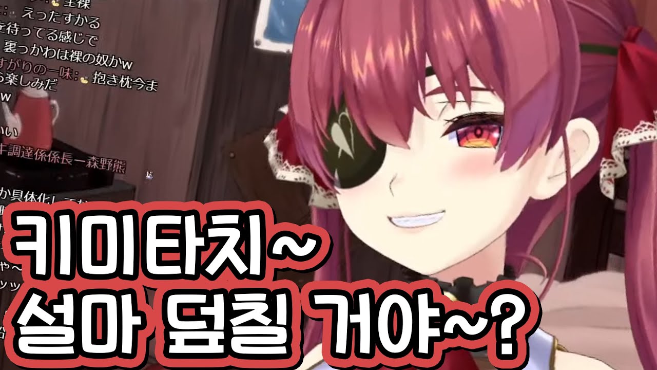 덮쳐질까 아닐까의 치킨 레이스 [호쇼 마린] [홀로라이브]