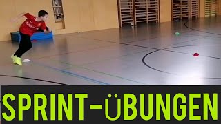 FUßBALL SPRINT - ÜBUNGEN / INDOOR