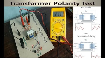 Polarity testing of Transformer