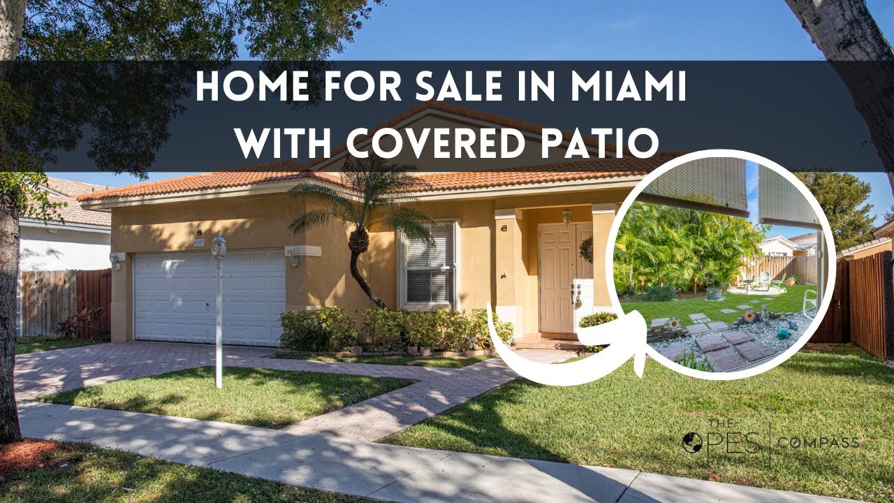 Miami Home For Sale With Covered Patio YouTube