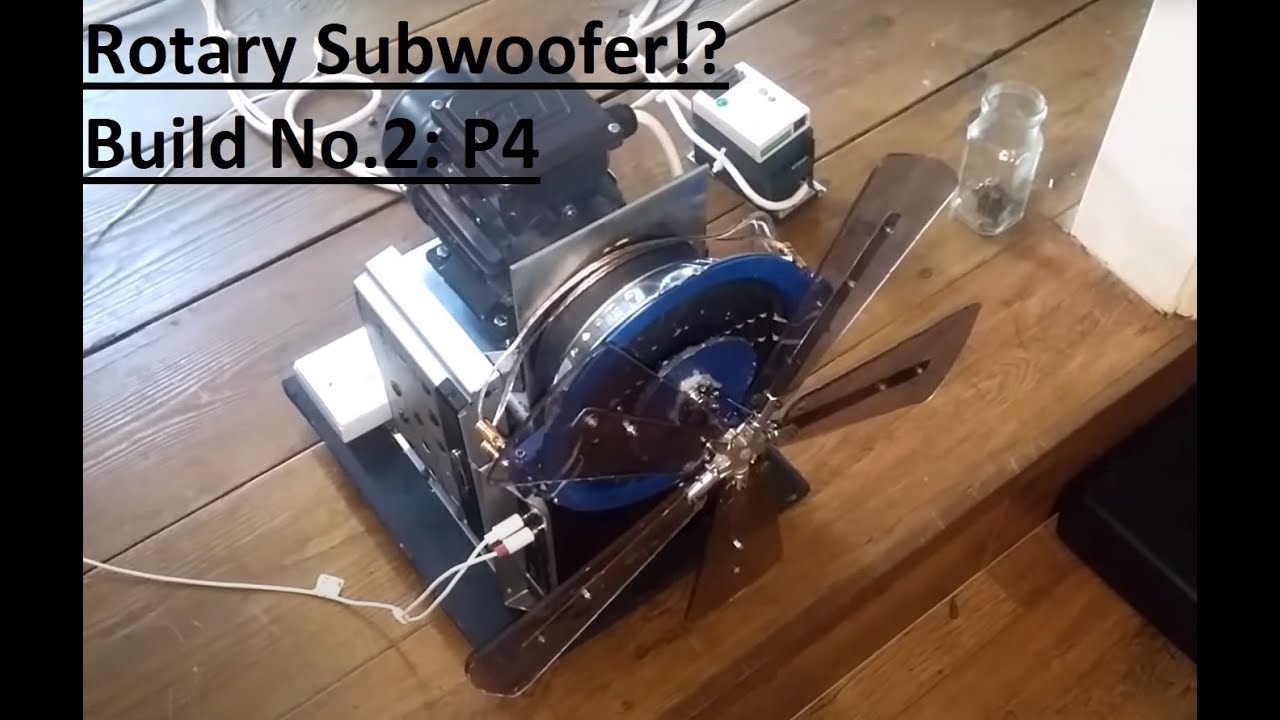Making the lowest frequency subwoofer! Rotary Woofer Build Number 2!! Part 3 - YouTube